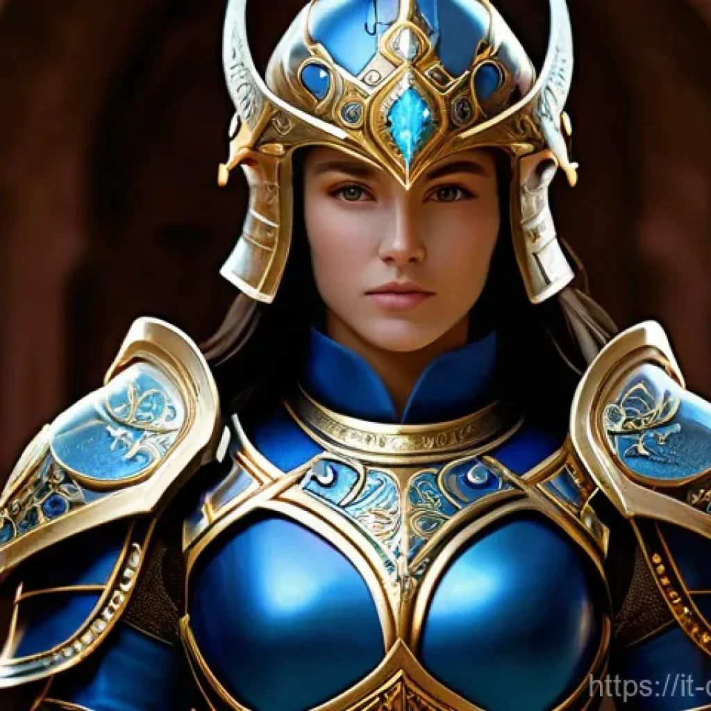 데블 M 전투력 올리는 방법 - **"A magnificent, highly detailed fantasy warrior, female, standing in a regal pose, fully clothed i...