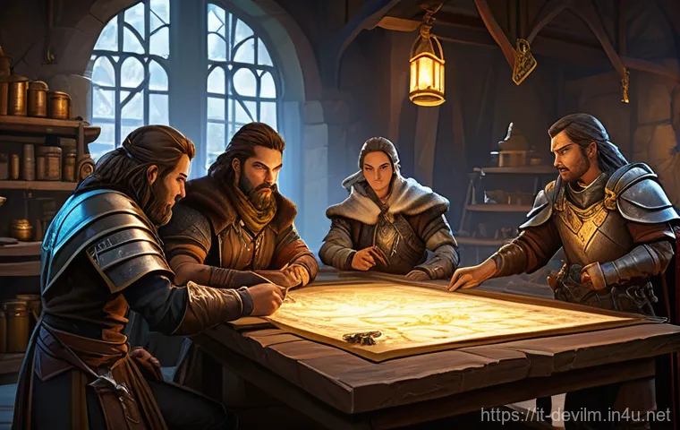 데블 M 전투력 올리는 방법 - **"A male fantasy spellcaster, robed in dark, flowing arcane attire, mid-battle in a crumbling dunge...