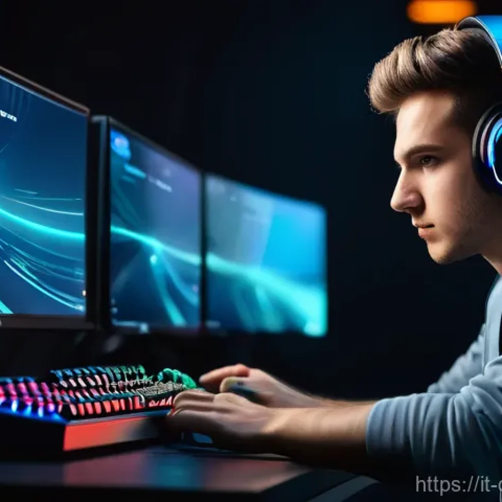 데블 M 단축키 설정 - **Prompt 1: The Masterful Gamer's Flow**
    "A dynamic, medium shot of a young adult (aged 18-25) d...