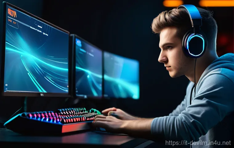 데블 M 단축키 설정 - **Prompt 1: The Masterful Gamer's Flow**
    "A dynamic, medium shot of a young adult (aged 18-25) d...