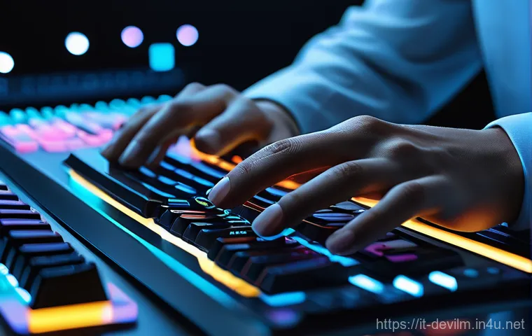 데블 M 단축키 설정 - **Prompt 2: The Ergonomic Productivity Hub**
    "A clean, well-lit image of a person (gender-neutra...