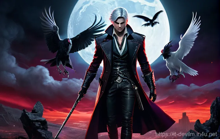 데블 M 사운드 트랙 - **Character: Dante (Inspired by "Subhuman")**
    A powerful and intense portrait of Dante from Devi...