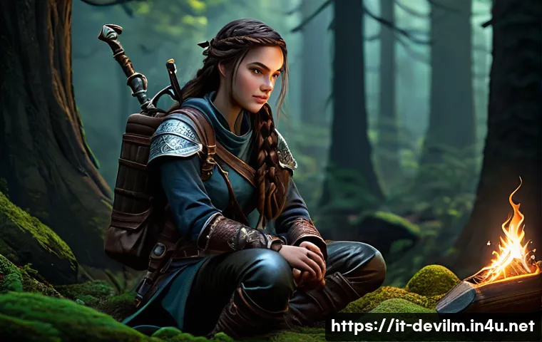 데블 M 신규 지역 해금 방법 - **Prompt Title: The Prepared Adventurer of DeviL M**
    **Image Prompt:** A solo, determined female...