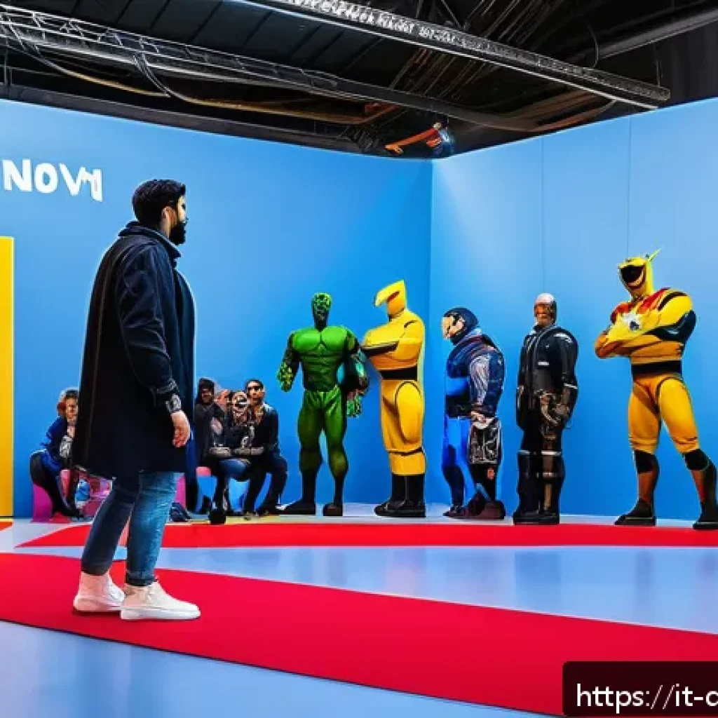 데블 M 오프라인 이벤트 정보 - A vibrant and bustling event hall inside "Spazio Eventi Porta Nuova" in Milan, filled with diverse a...
